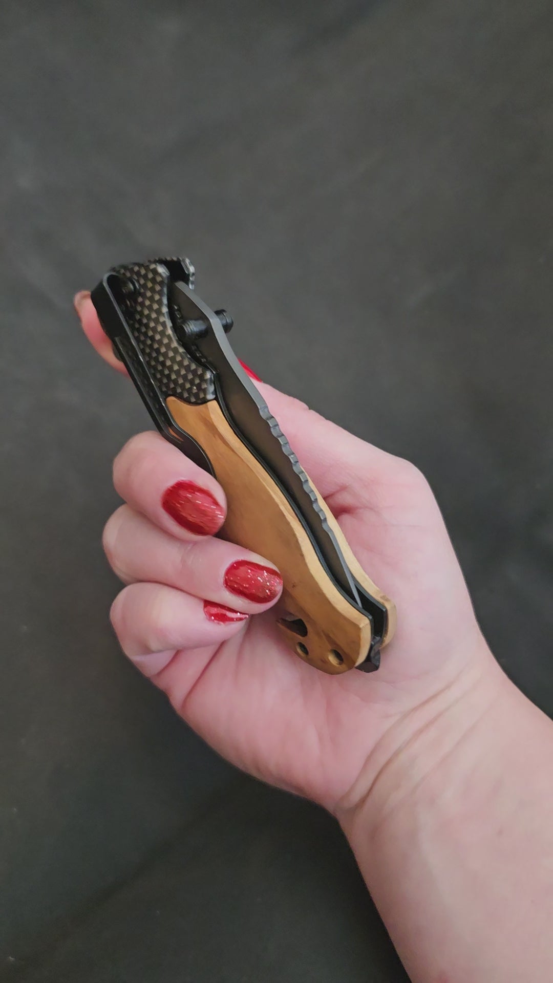 Engraved 5 inch knife