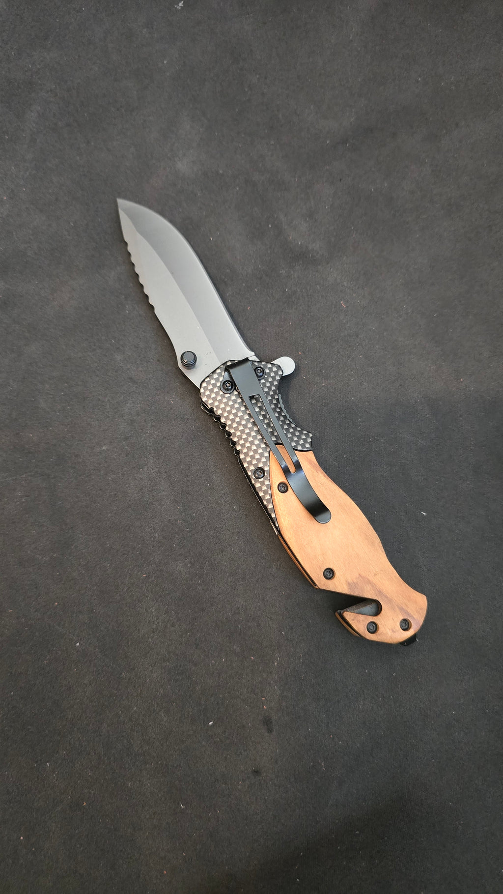 Engraved 5 inch knife