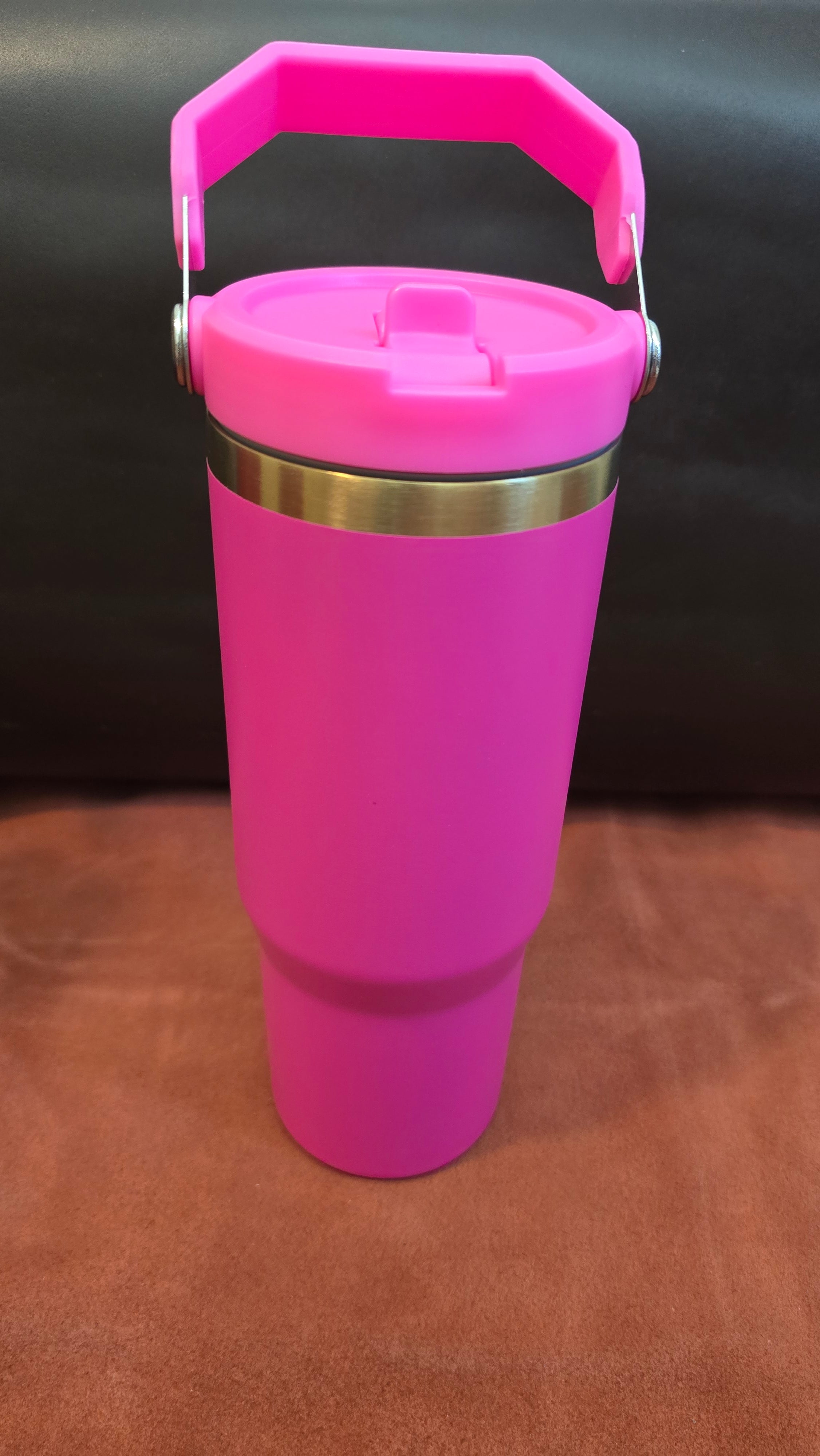 Golden Plate 30oz Tumblers With Straw