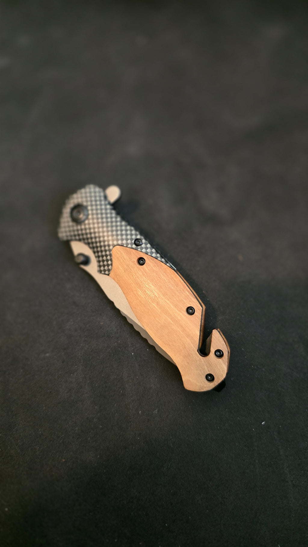 Engraved 5 inch knife