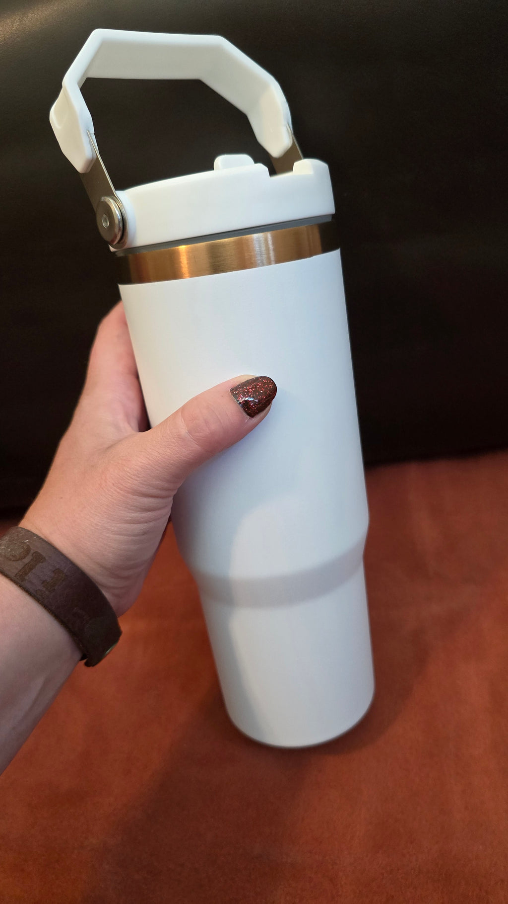 Golden Plate 30oz Tumblers With Straw