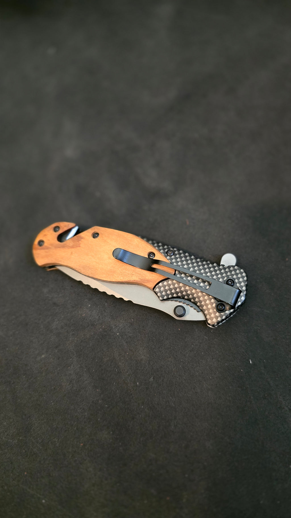 Engraved 5 inch knife